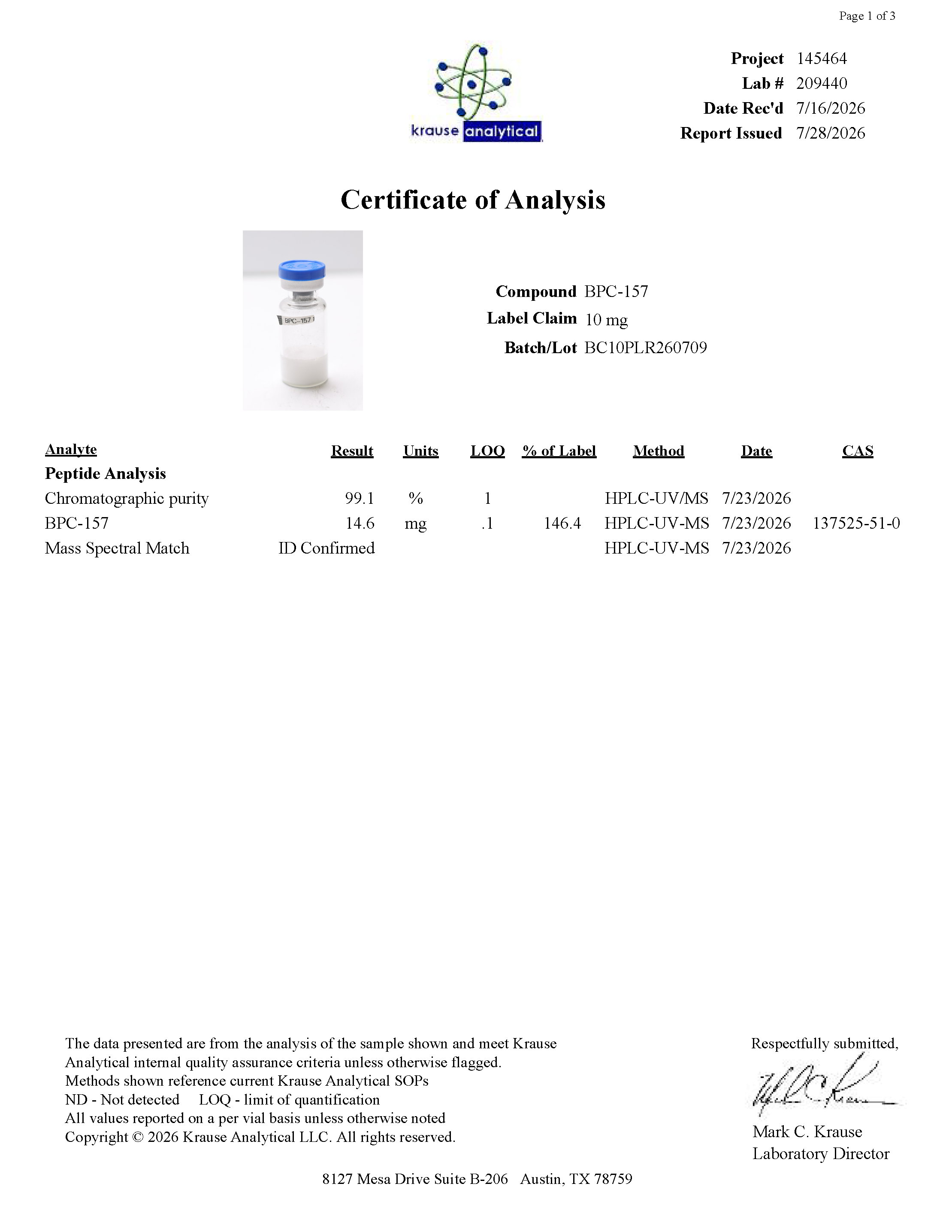 BPC-157 10mg