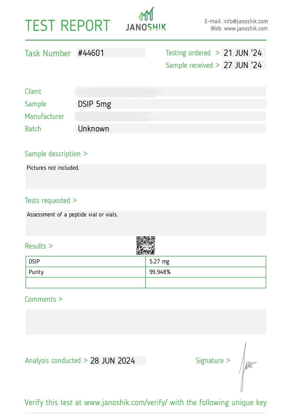 DSIP 5mg CLEARANCE