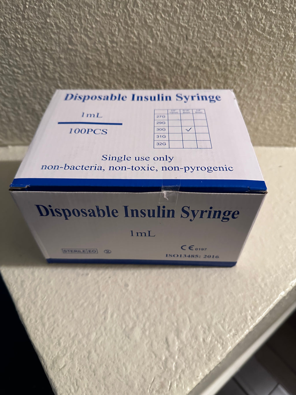 Syringes box