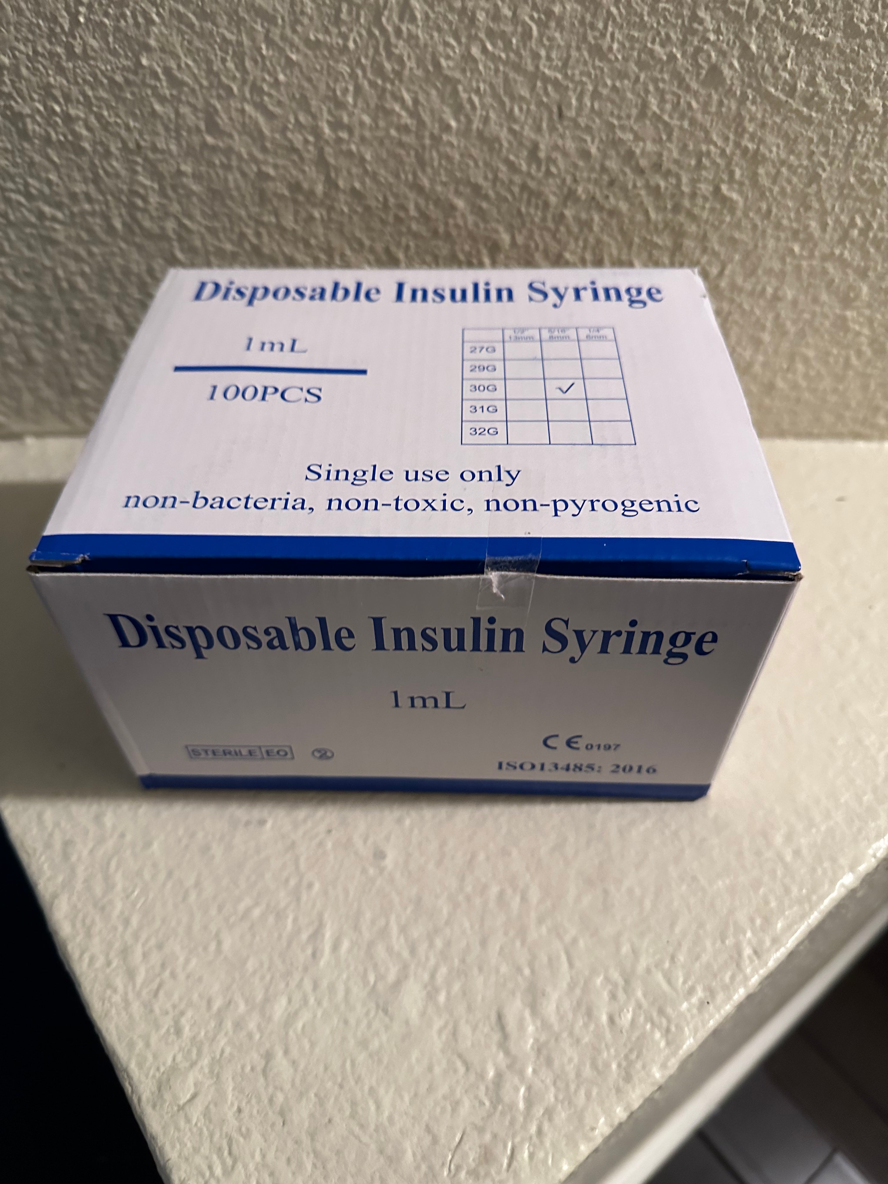 Syringes box