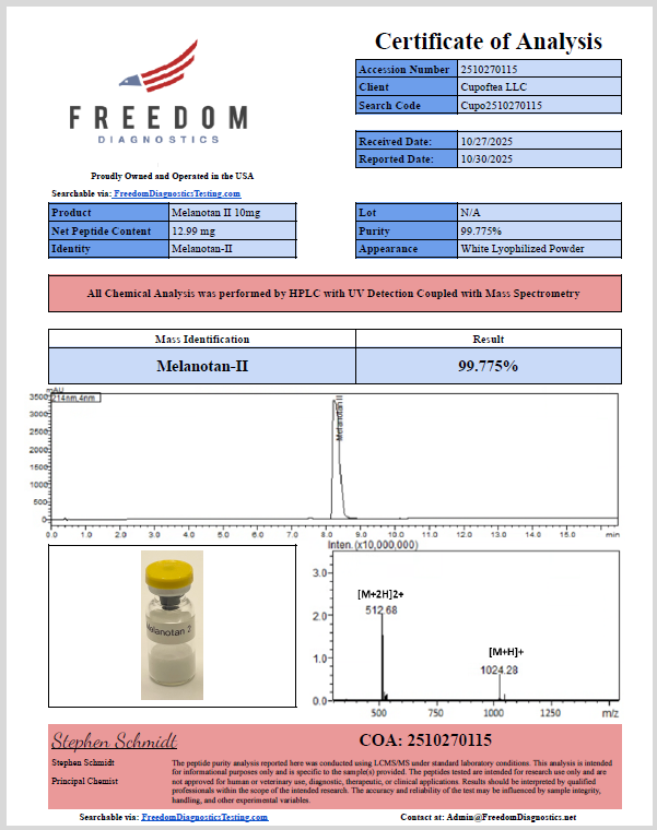 MT2 10mg (Melanotan 2)